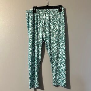 Shein Size 3X Green Patterned Leggings